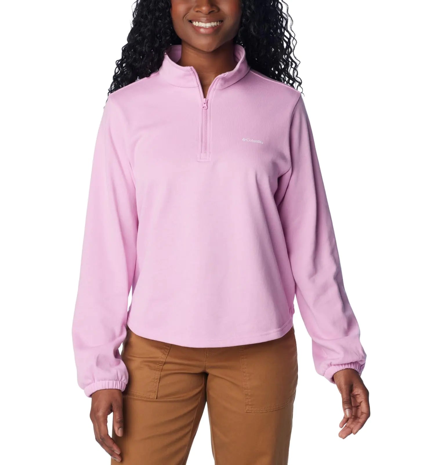 Columbia Womens Trek French Terry Half Zip Update Cosmos X-Large