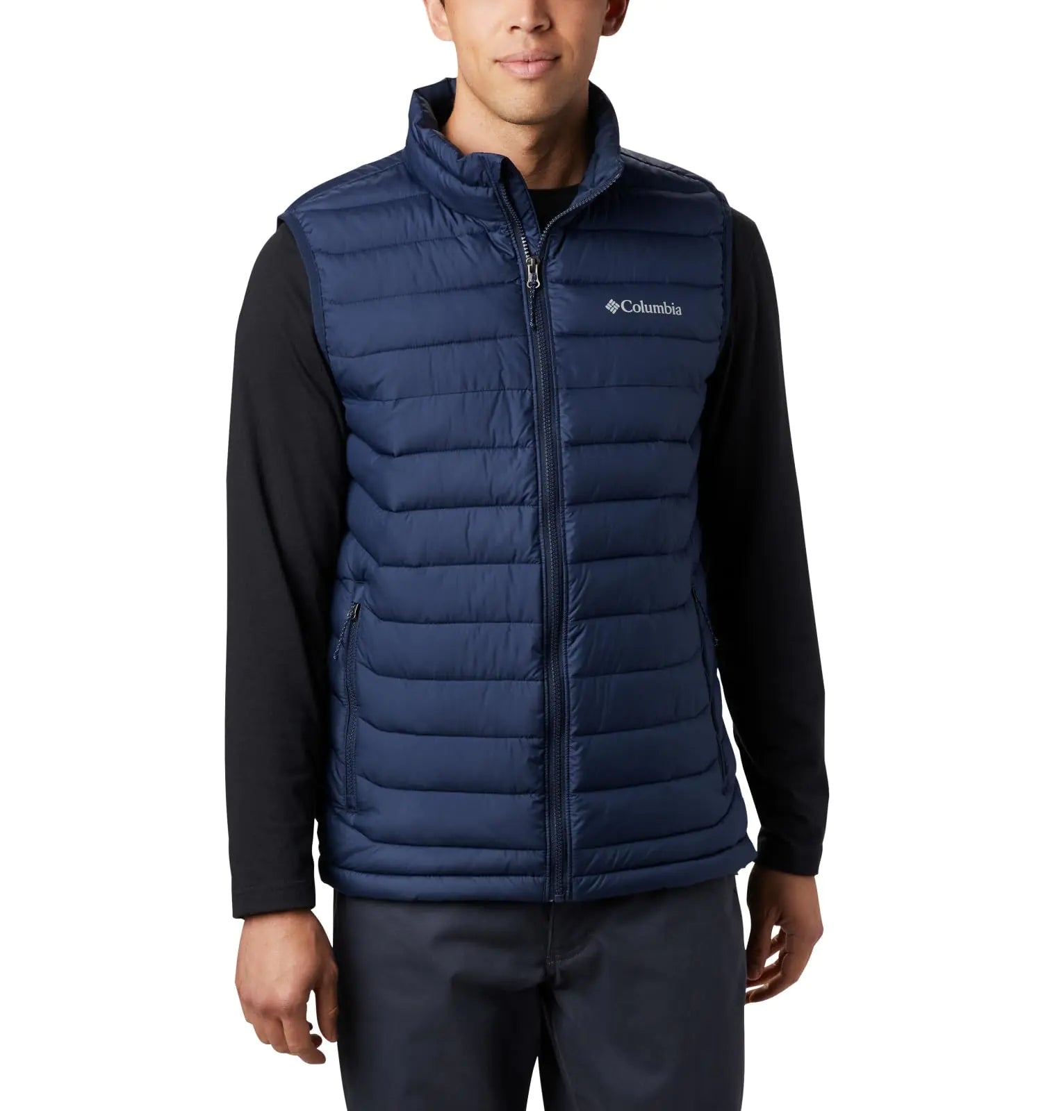Columbia Mens Powder Lite II Vest Collegiate Navy 5X Tall