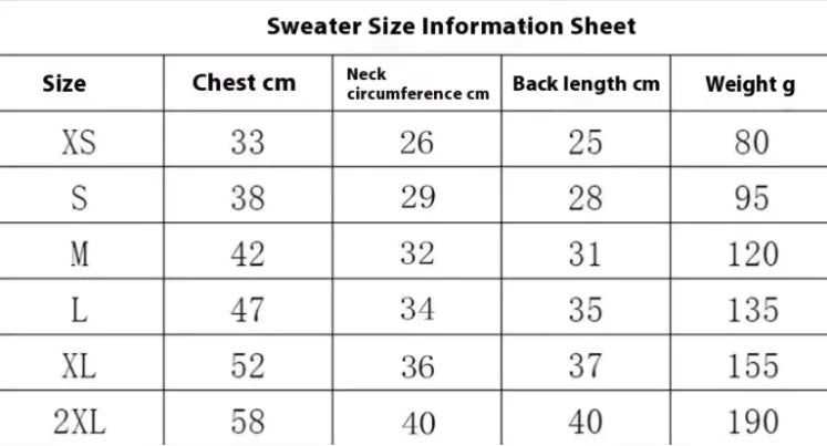 CozyPaws Winter Sweater