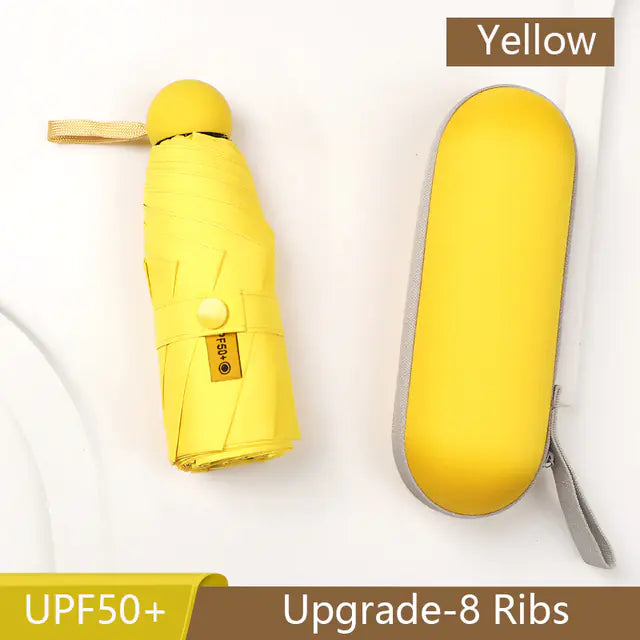 8-Ribs Mini Portable Sun Umbrella