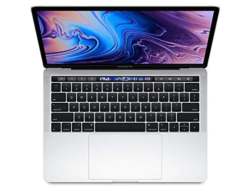 Apple 13.3" MacBook Pro w/ Touch Bar (Mid 2018) 227ppi Retina Display Intel Core i5-8259U Quad-Core 256GB PCI-E Solid State Drive 8GB DDR3 802.11ac Bluetooth macOS 10.13 Silver (Renewed)