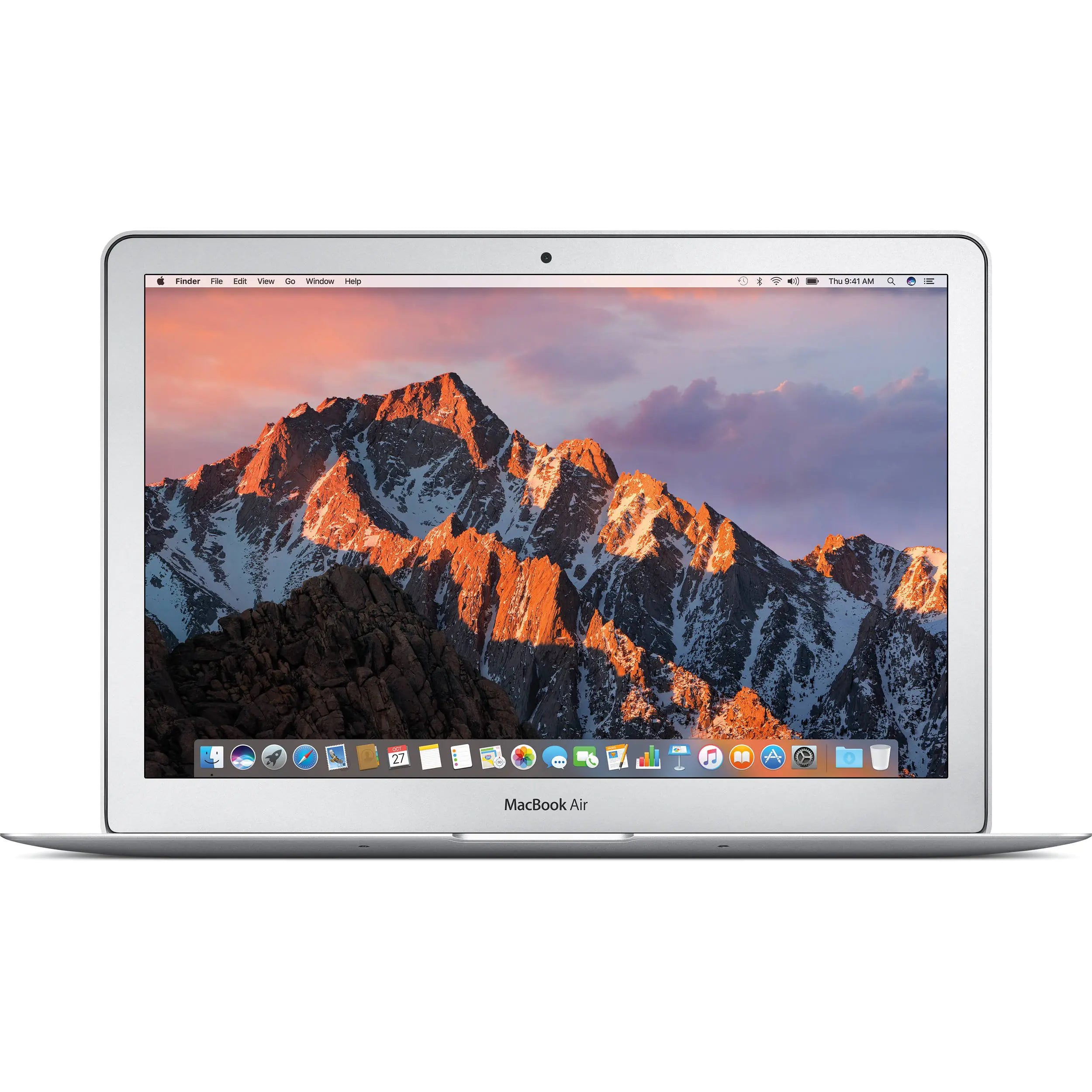 Apple Macbook Air 2017 with 1.8GHz Intel Core i5 (13-inch 8GB RAM 128GB SSD Storage) (QWERTY English) Silver (Renewed)