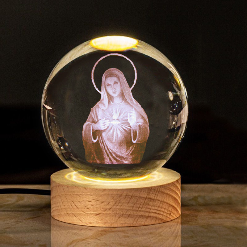 Luminous Crystal Office Display