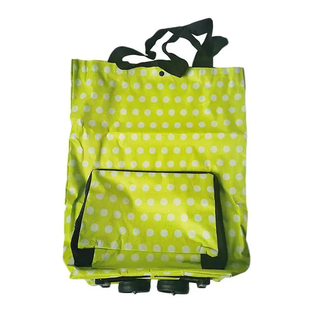 Collapsible Waterproof Shopping Cart with Wheels