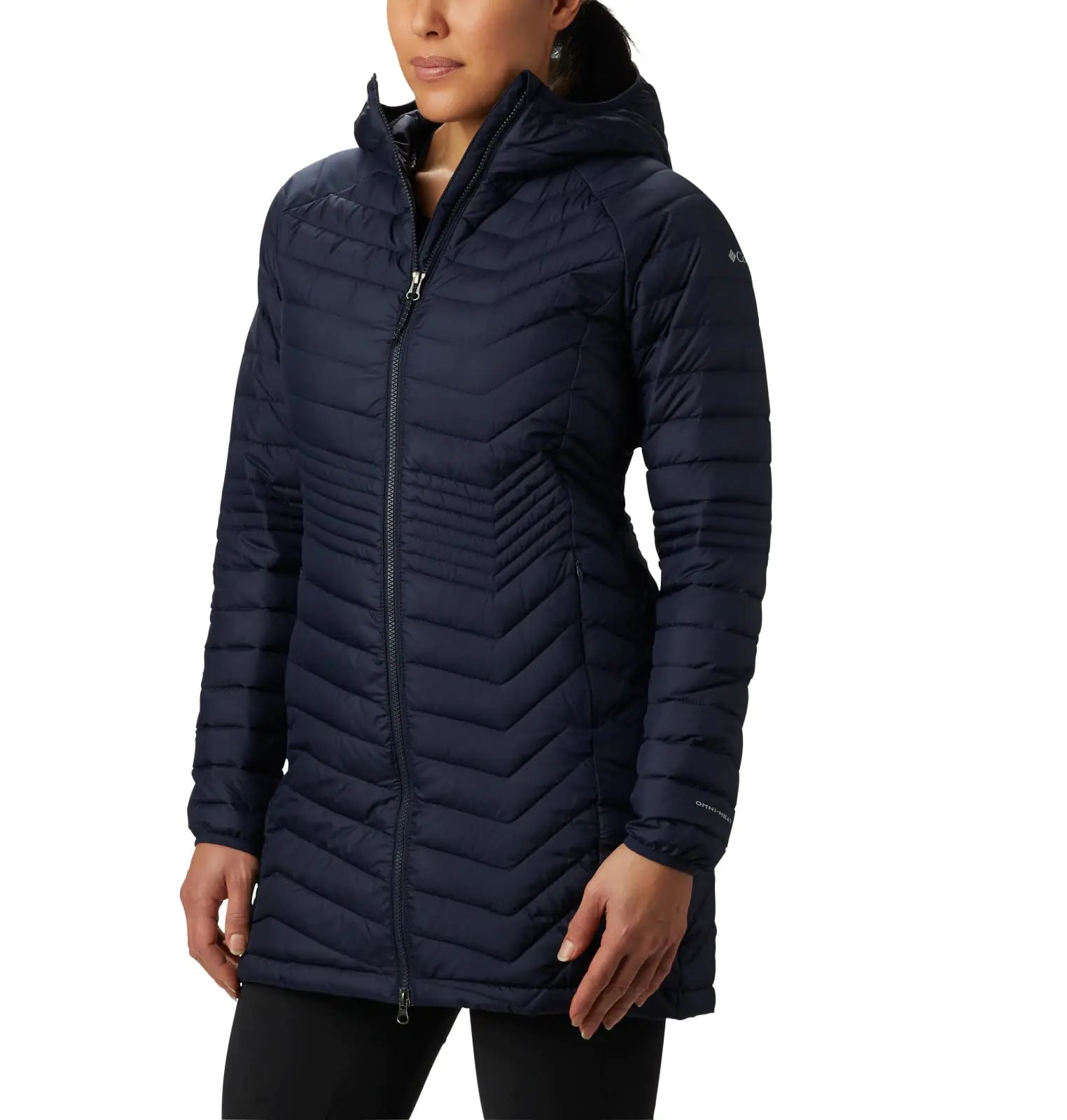 Columbia Womens Powder Lite Mid Jacket Dark Nocturnal Small