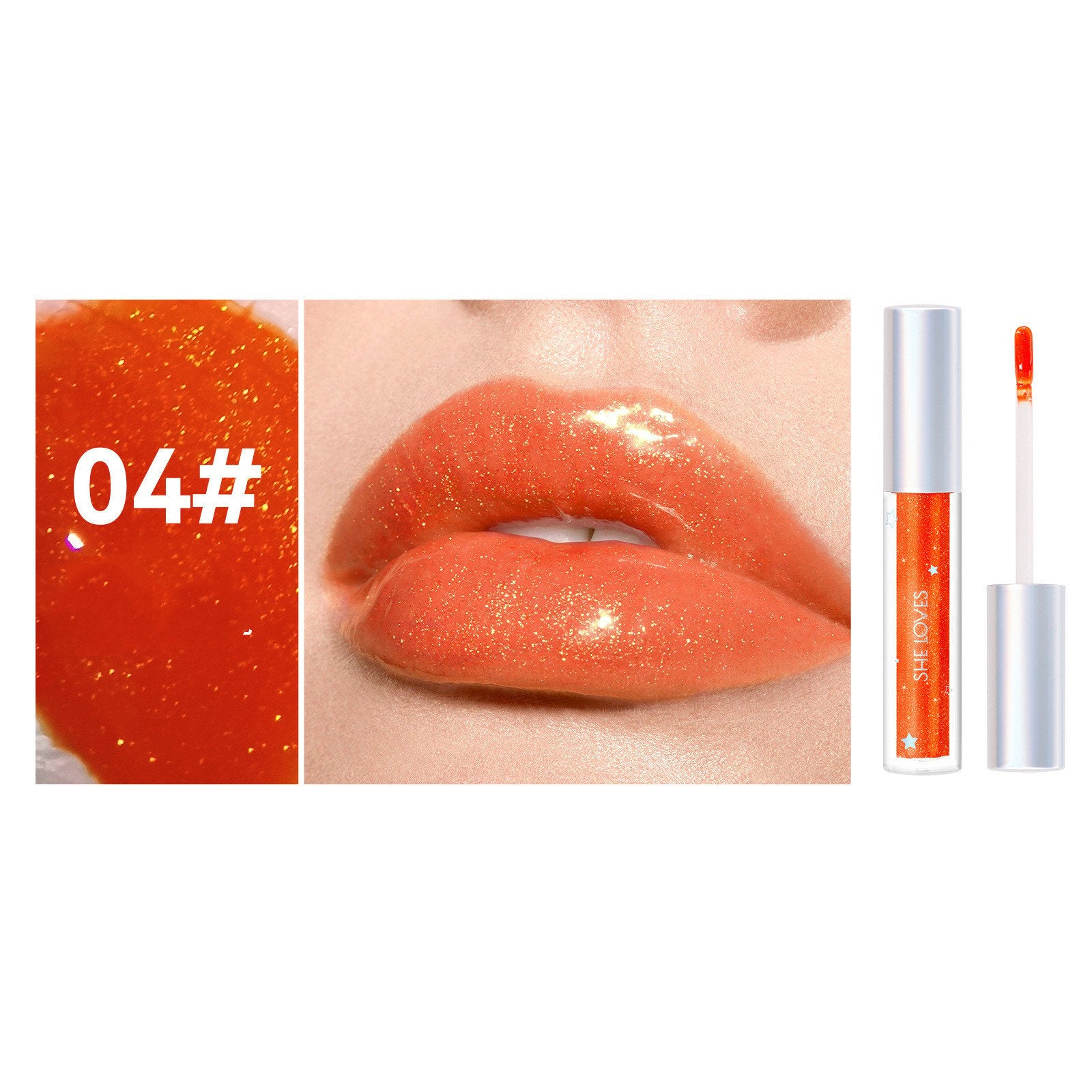 Shimmering Moisturizing Plumping Glass Lip Lotion