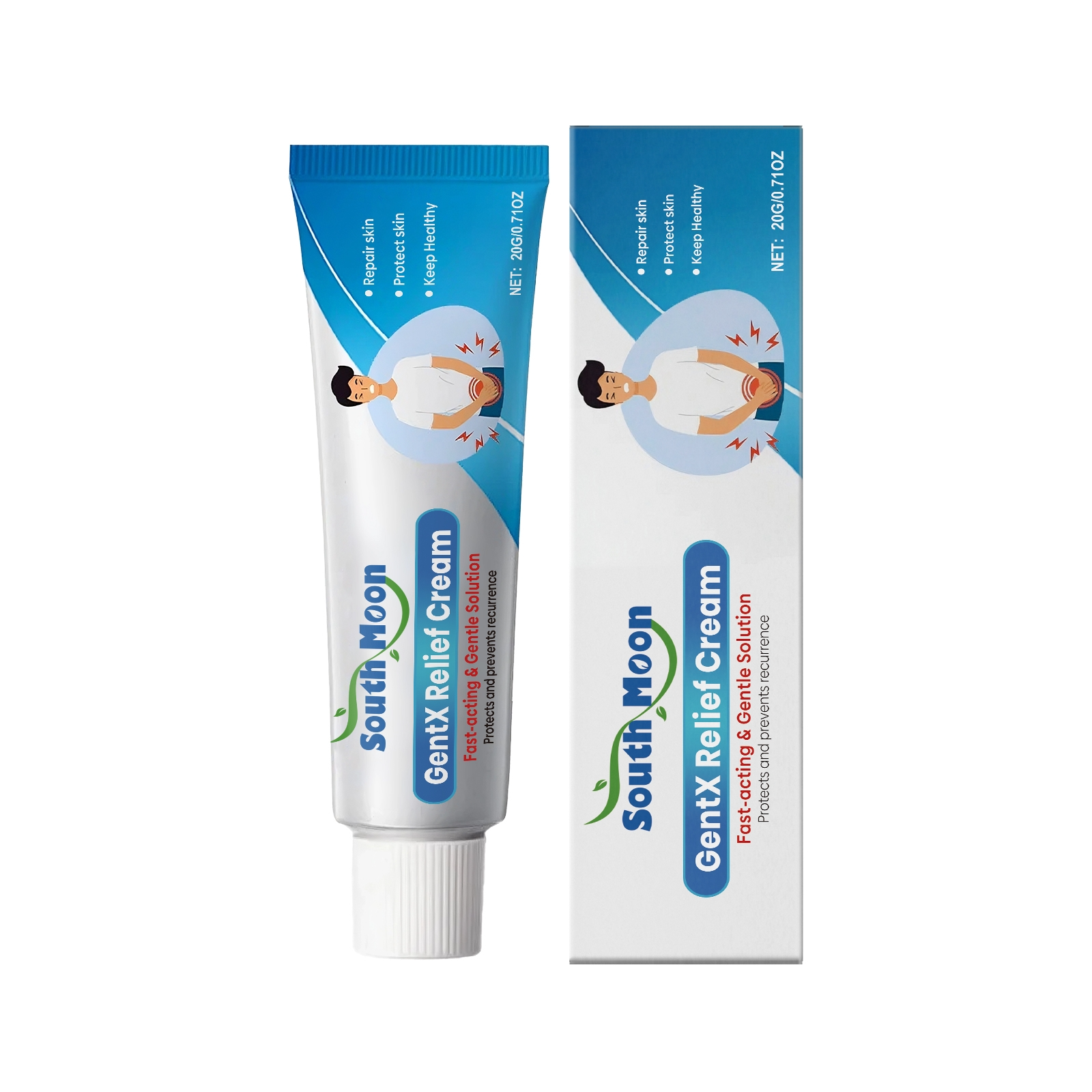 South Moon Men's Cleansing & Moisturizing Cream