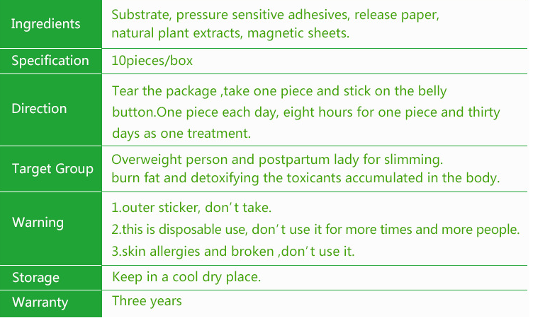 Slimming Belly Patch for Weight Loss and Fat Reduction