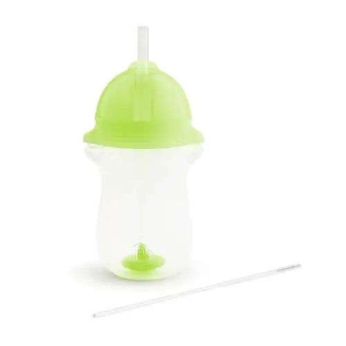 Munchkin Click Lock Any Angle Weighted 2 Piece Straw Cup (Green)