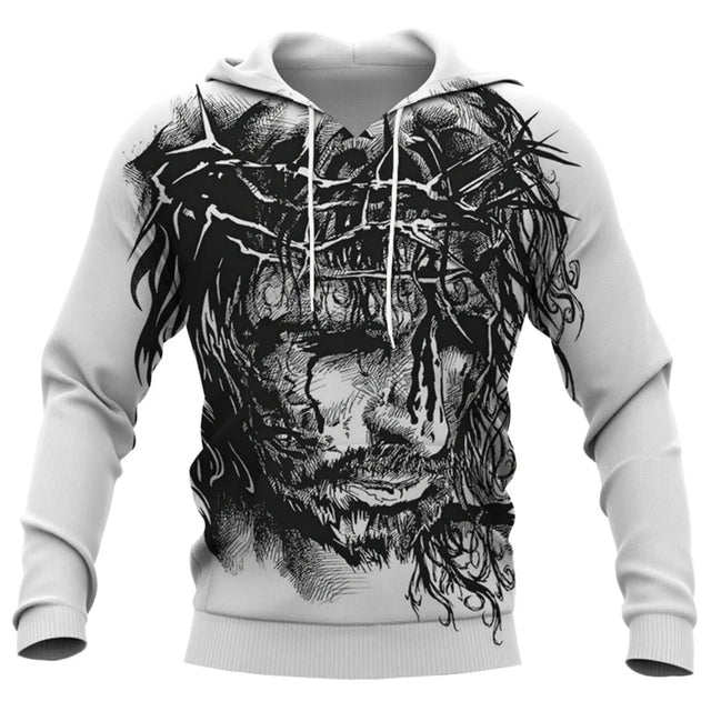 Jesus Amen 3D Hoodie for Men and Women Harajuku Fashion