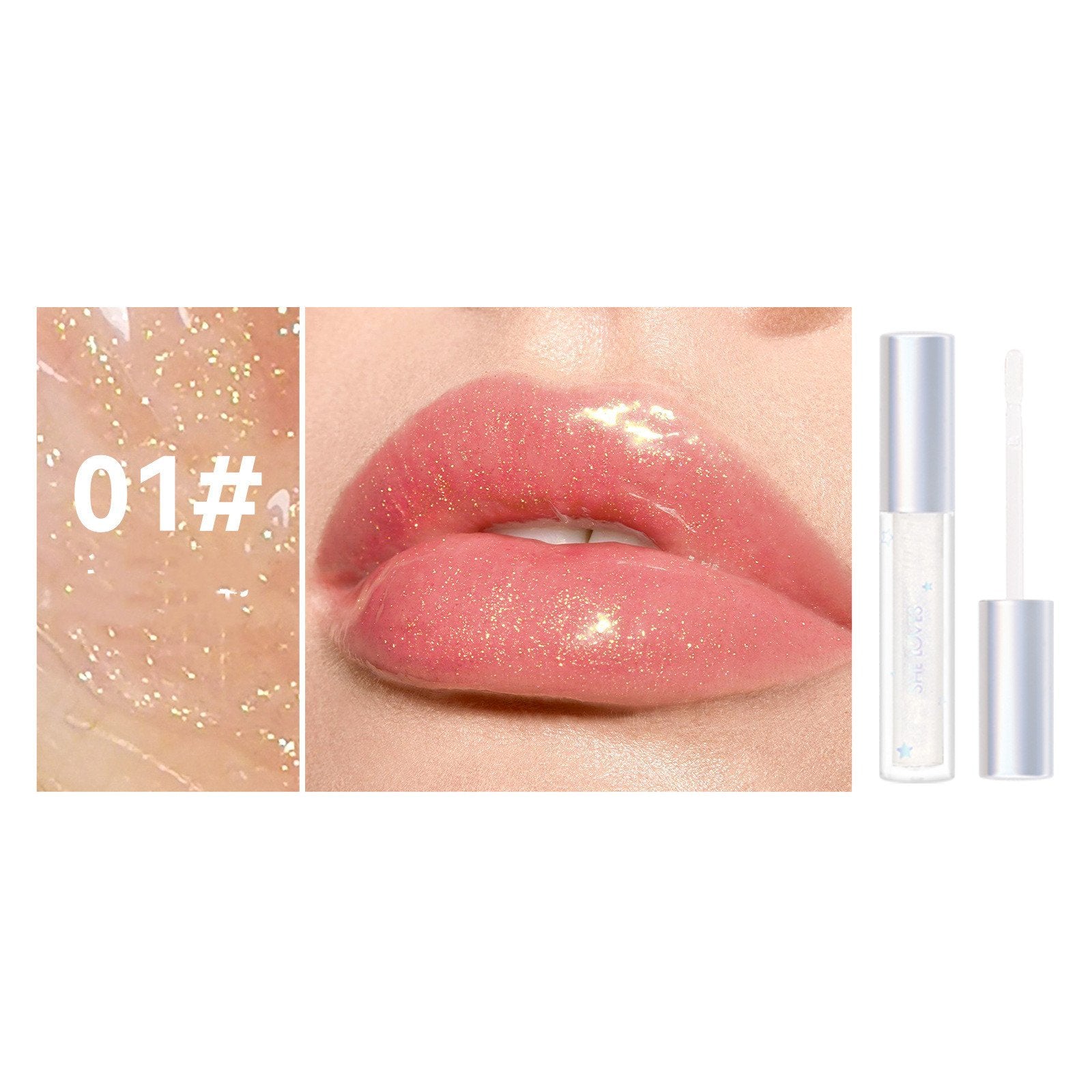Shimmering Moisturizing Plumping Glass Lip Lotion