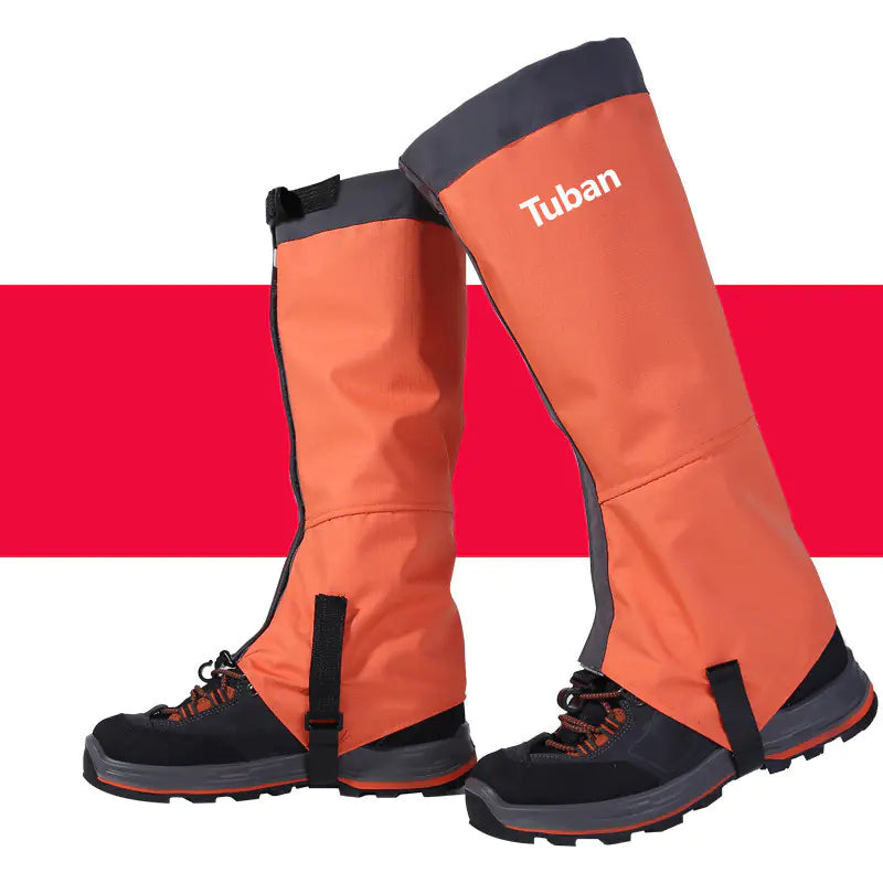 Outdoor Waterproof Leg Gaiters for Hiking and Skiing