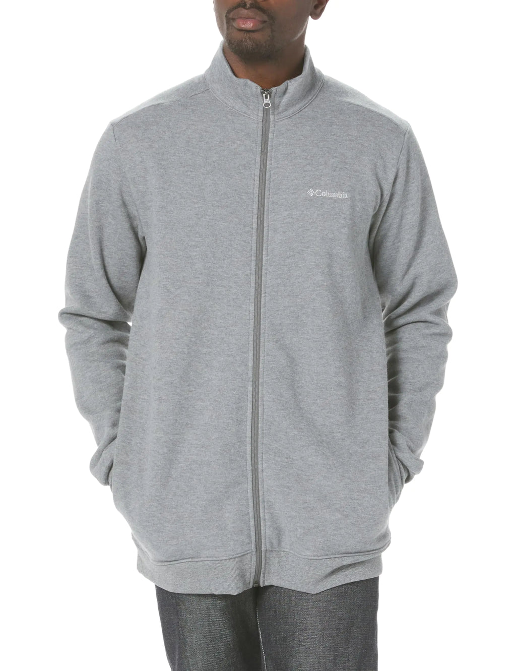 Columbia Mens Hart Mountain Full Zip Charcoal Heather X-Small