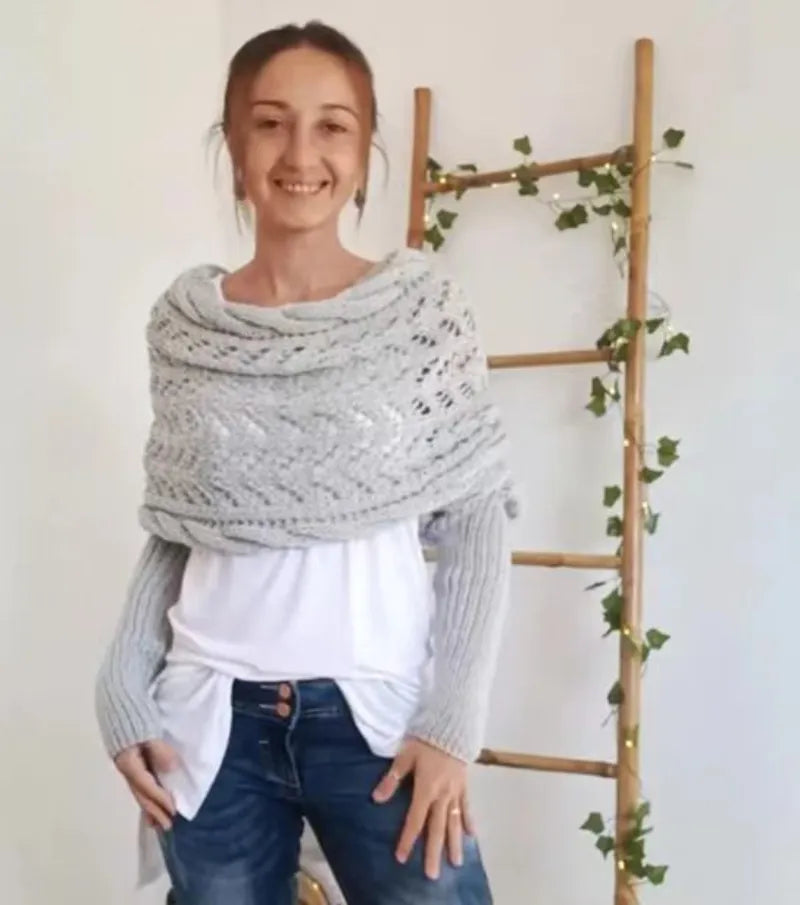 Autumn & Winter Knitted Shawl