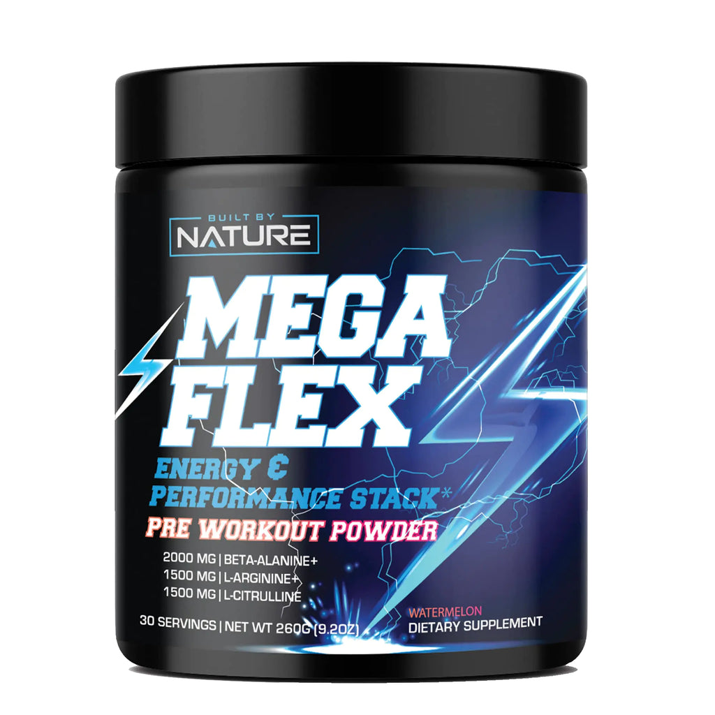 Pre Workout Powder - Sugar-Free Energy Pump & Endurance Supplement for Men & Women - 250mg Caffeine Amino Acids L-Citrulline L-Arginine CarnoSyn Beta-Alanine - Watermelon Flavor 30 Servings