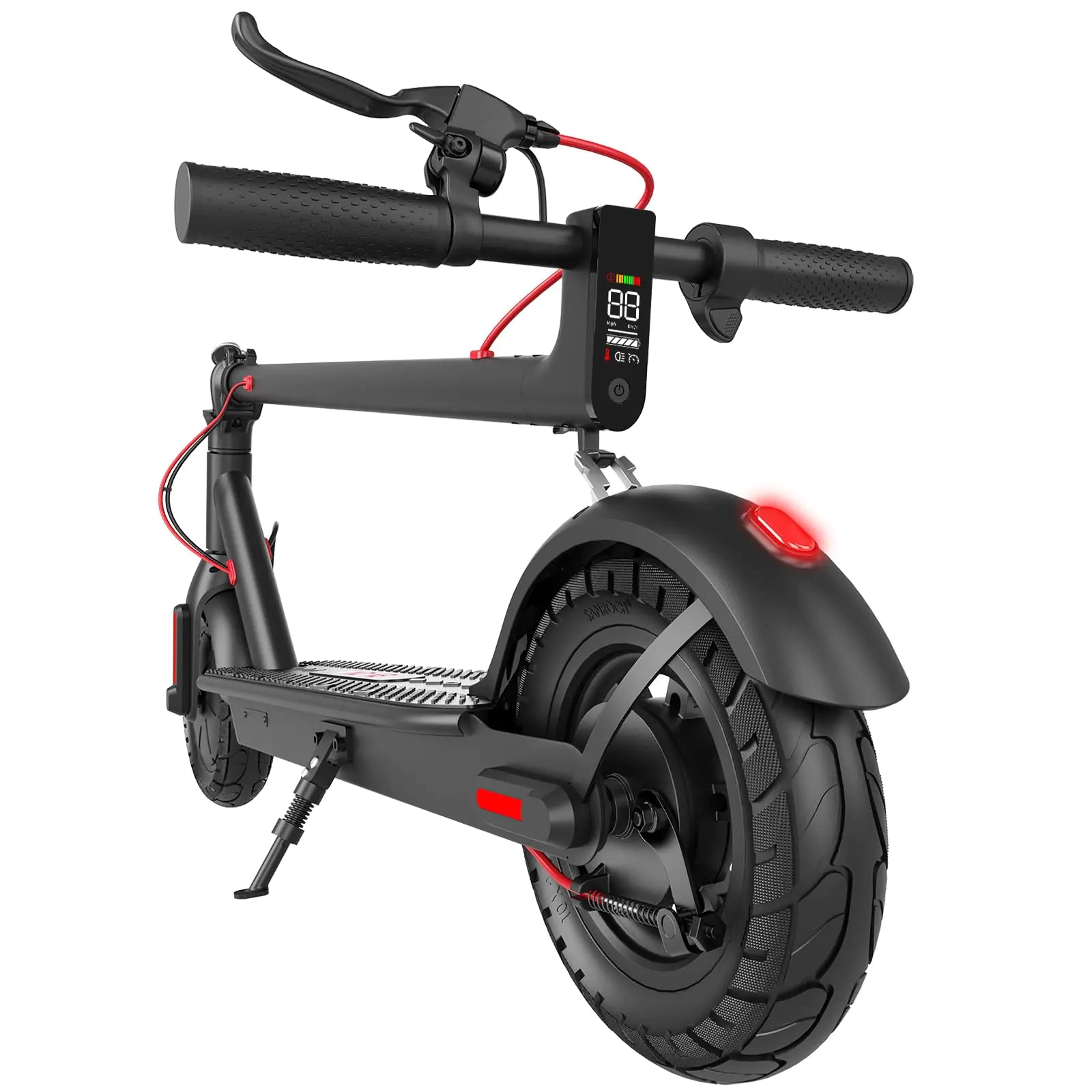 CYBERGOING Electric Scooter for Adults 10" Shock Absorbing Tires Up to 17 Mile Range 350W Motor & 19 MPH Speed Portable Folding Commuting E Scooter with Dual Breaking System