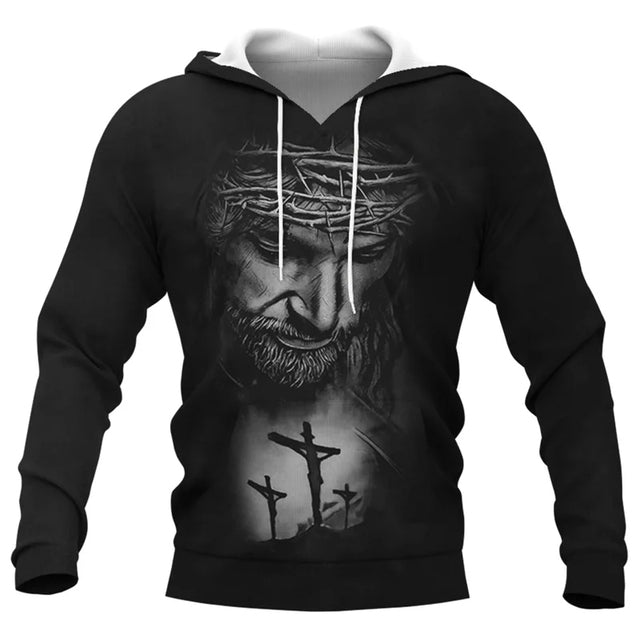 Jesus Amen 3D Hoodie for Men and Women Harajuku Fashion