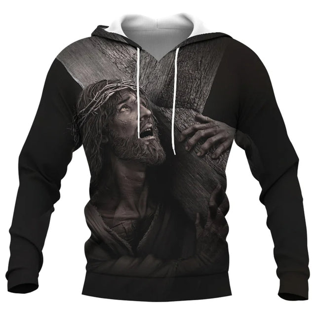 Jesus Amen 3D Hoodie for Men and Women Harajuku Fashion