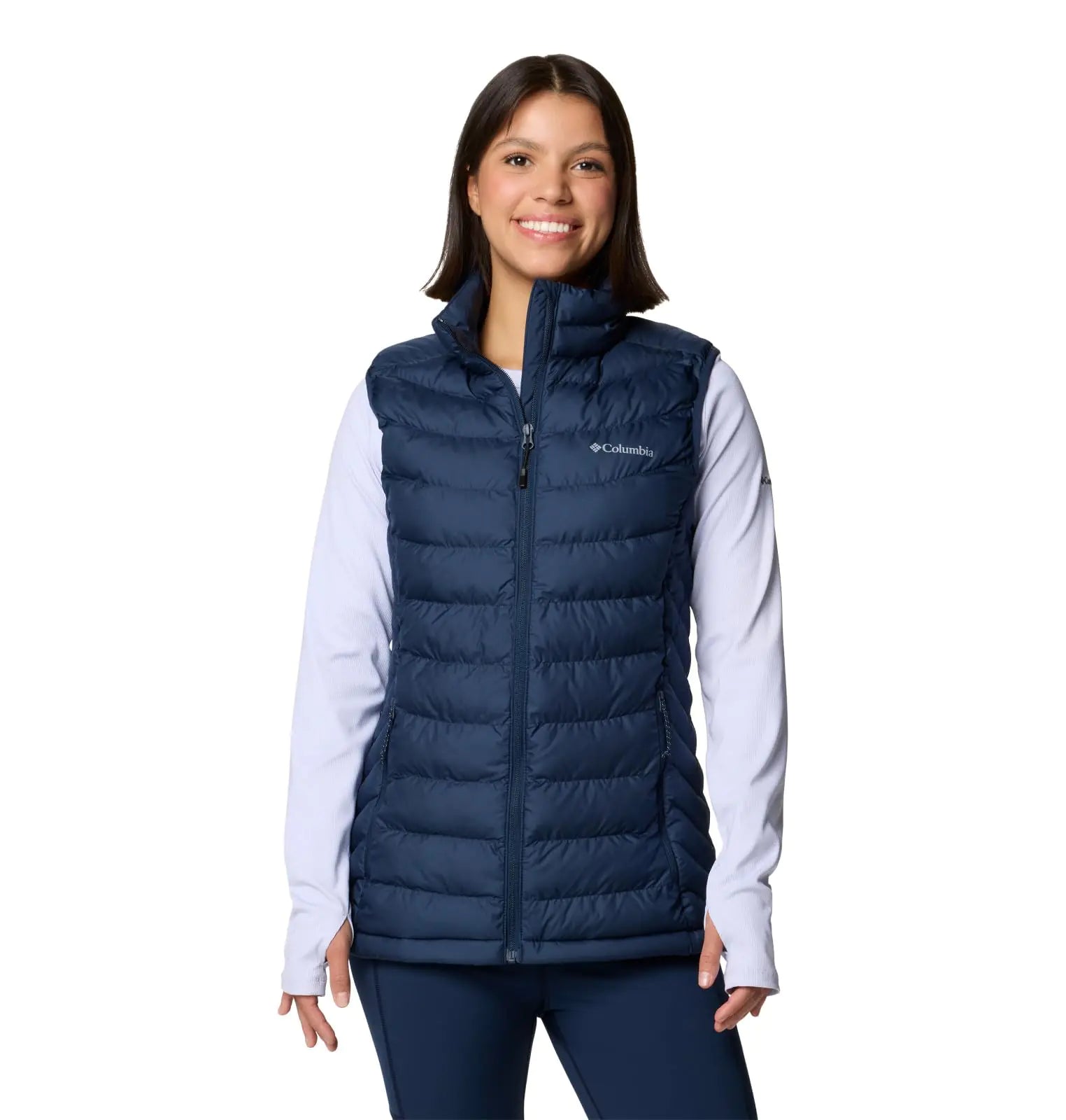 Columbia Womens Powder Lite II Vest Collegiate Navy X-Small