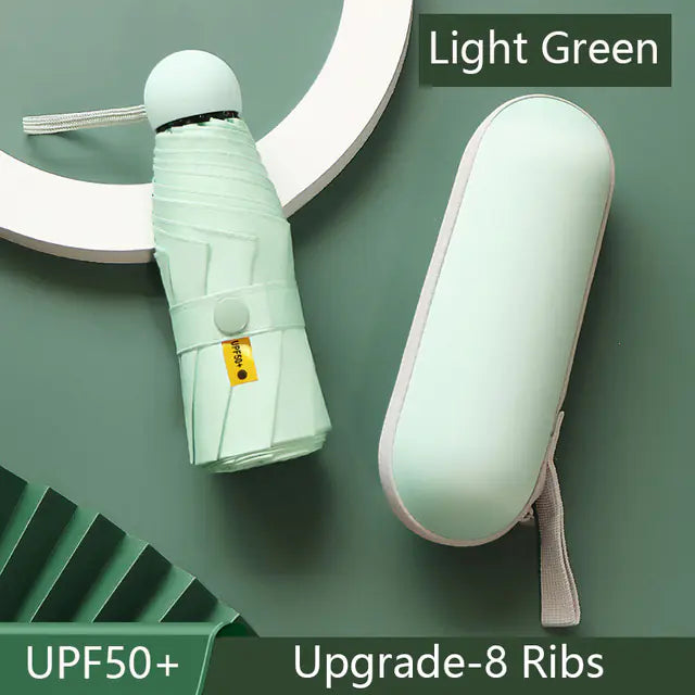 8-Ribs Mini Portable Sun Umbrella