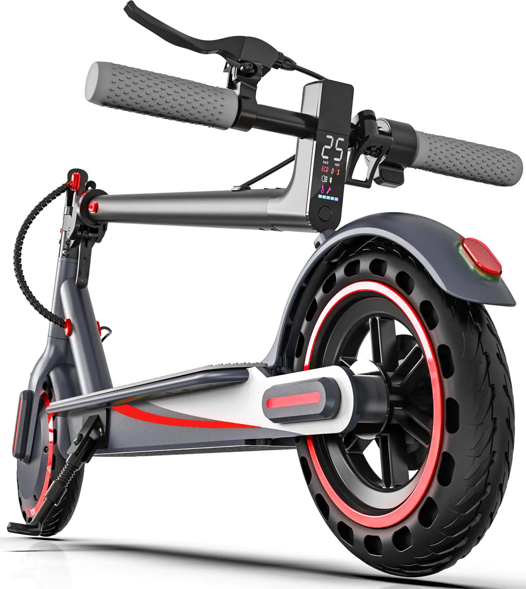 Foldable Electric Scooter for Adults 18.7/12.5 Miles Long Range18.7/15.5 Mph Speed 8.5in Honeycomb Tire Folding E Scooter with Double Braking System Electric Scooter for Commuting