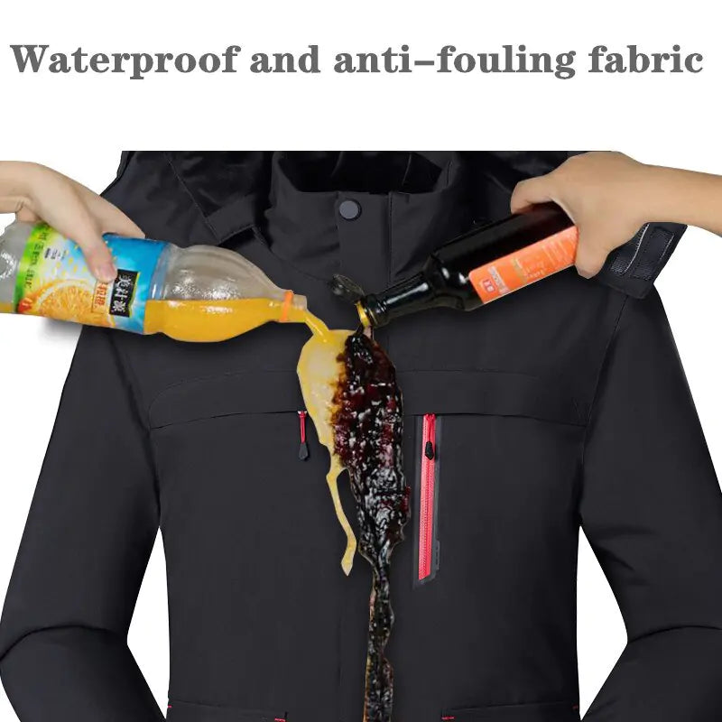 Smart Heated Jacket for Fishing and Skiing Apparel