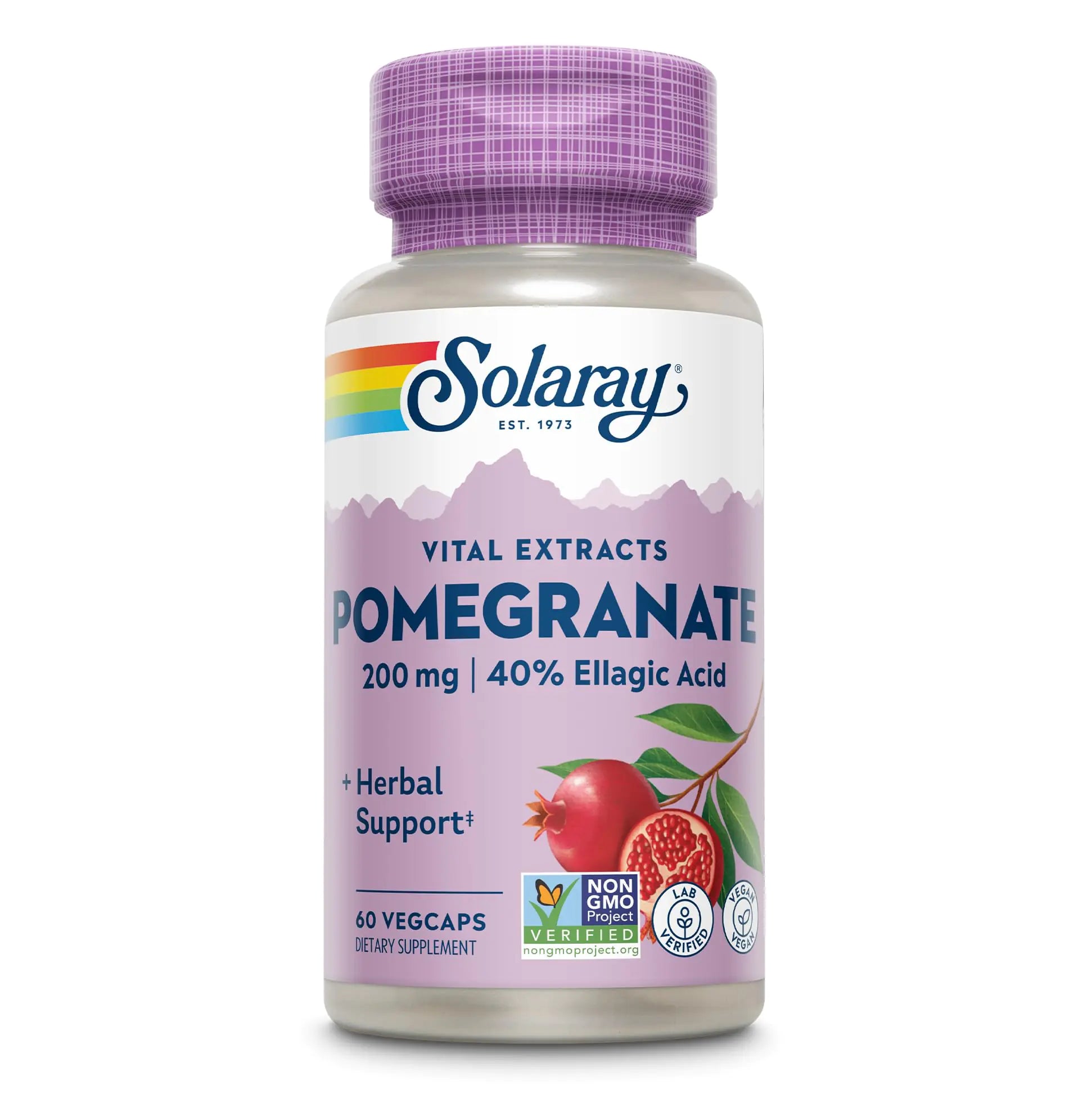 Solaray Pomegranate Extract 200 mg | 60 Count