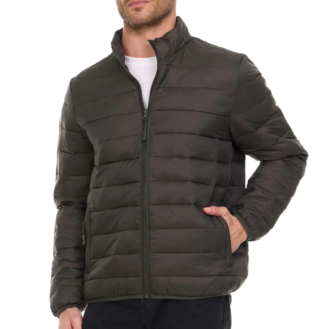 Outerfit Packable Puffer Jacket Men Warm Lightweight Winter Jackets for Men