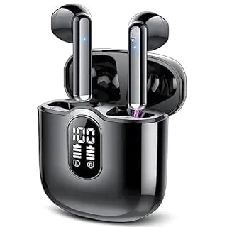 Atheewon Wireless Earbuds Bluetooth 5.3 Headphones Bass Stereo Ear Buds with Noise Cancelling Mic