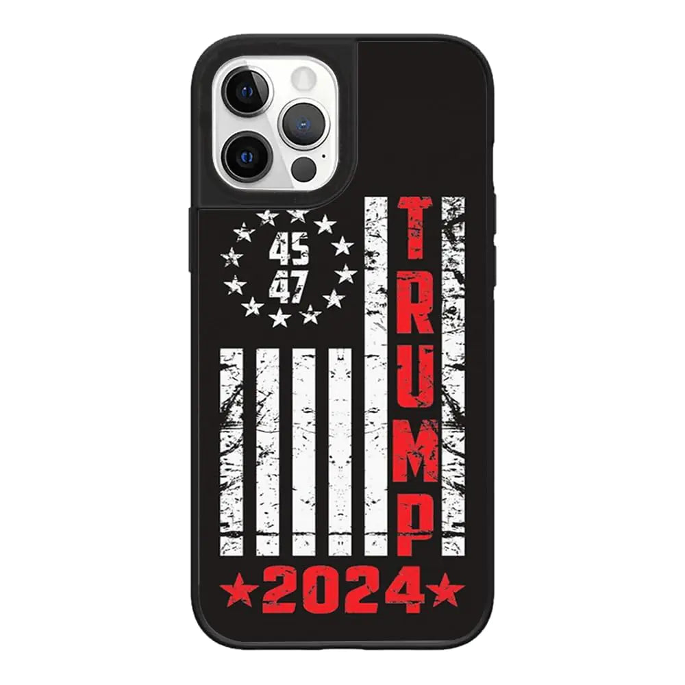 Ehreus Trump 2024 Phone Case for iPhone 16 15 14 13 12 11 Pro Max Plus Mini XR X XS Max 7 8 SE Aesthetic Trump iPhone Case Shock-Absorbent Hard Protective Print Phone Cover for Women Girls Men Teens