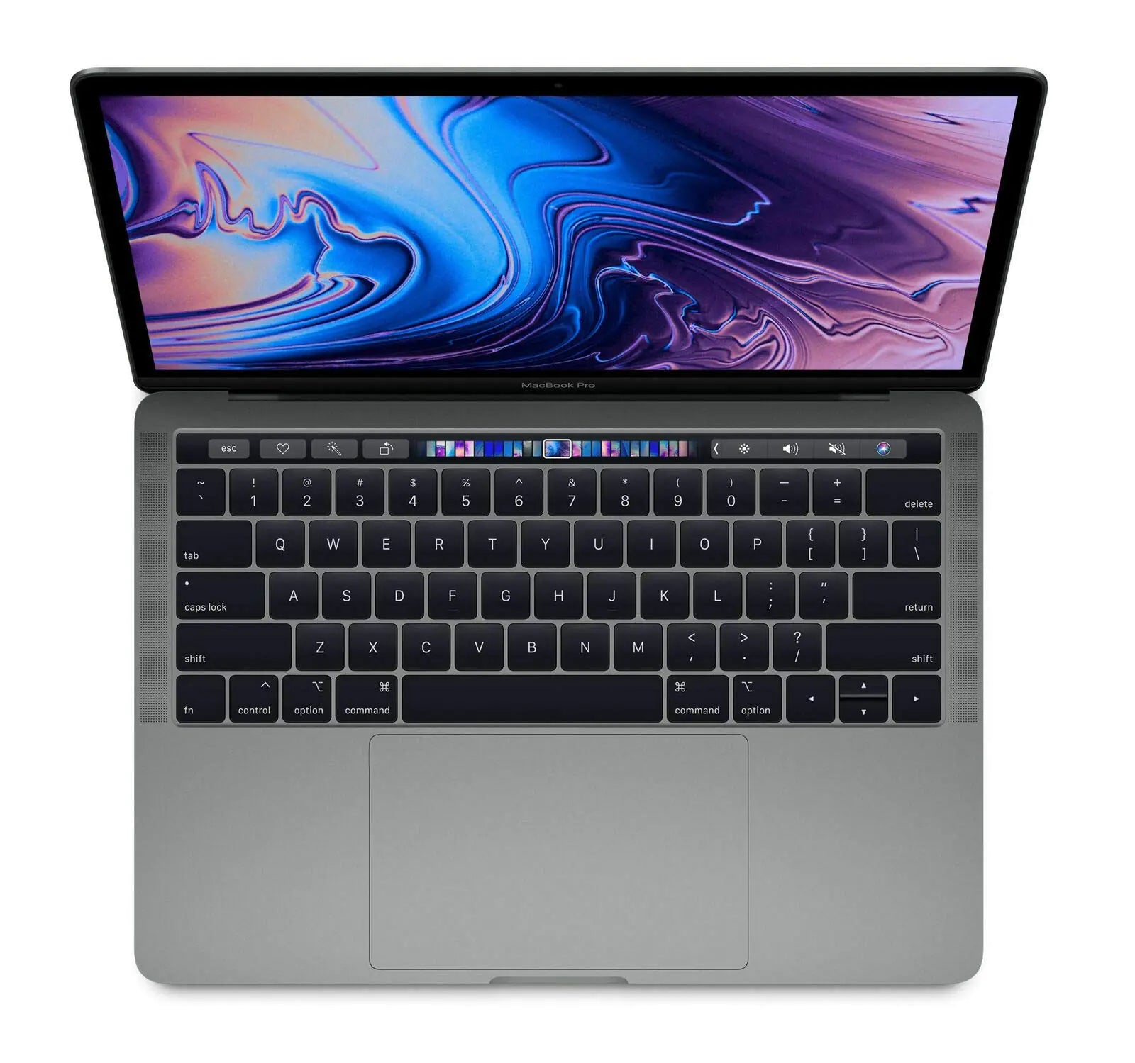 Mid 2018 Apple MacBook Pro Touch Bar with 2.7GHz Intel Core i7 (13.3 inch 16GB RAM 256GB SSD) Space Gray (Renewed)