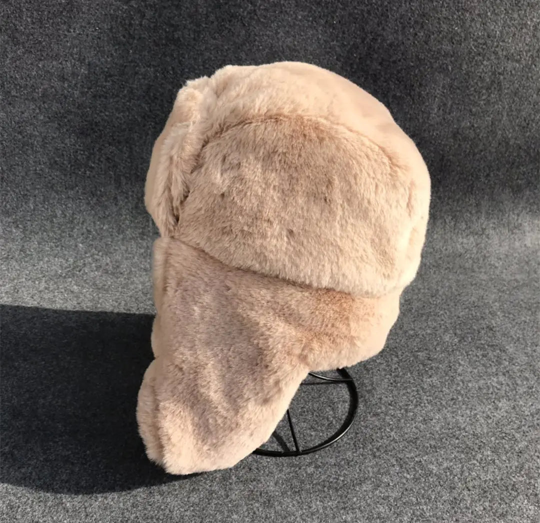 Warm Plush Hat for Skiing with Outdoor Ear Protection
