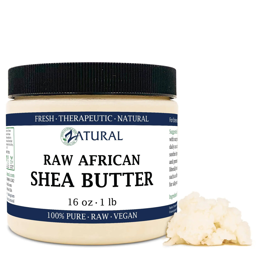 Zatural Raw Organically Grown Shea Butter-100% Pure Virgin Unrefined Raw Ivory Shea Butter from (16 Ounce)