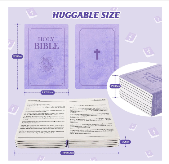 Bible Pillow Plush Toy (One Piece)