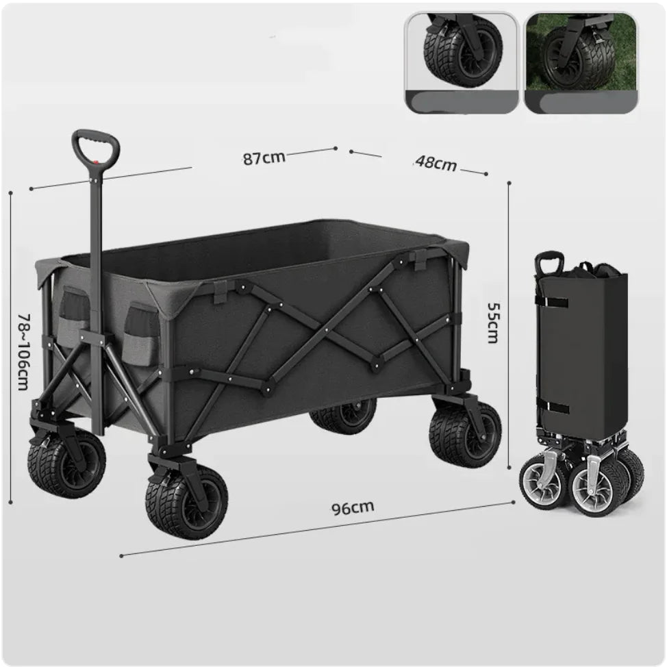 Foldable Outdoor Camping Cart