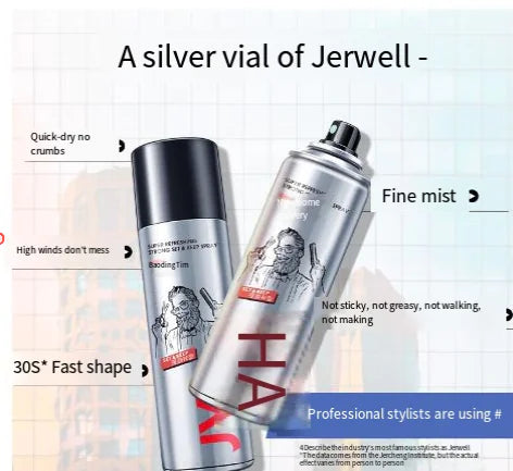 Jewel Men's Hair Gel Strong Hold Spray 80ml (Genuine)