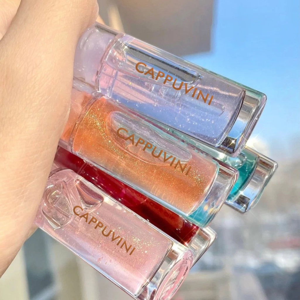 Clear Glass Lip Oil for Moisturizing and Hydration