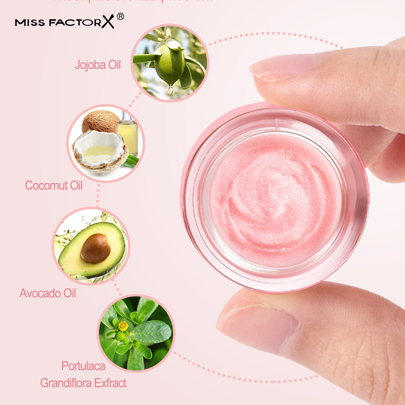 Gentle Lip Scrub for Nourishing and Smoothing Lips 20g