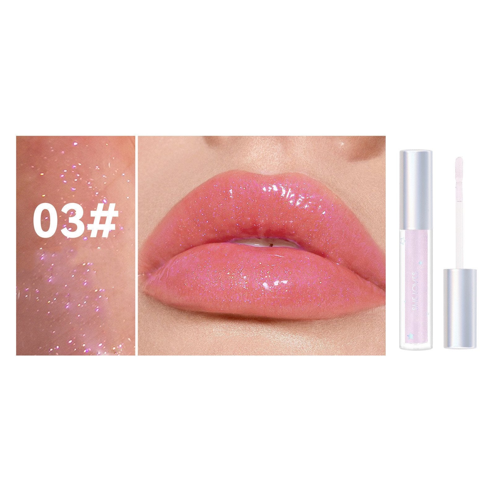 Shimmering Moisturizing Plumping Glass Lip Lotion