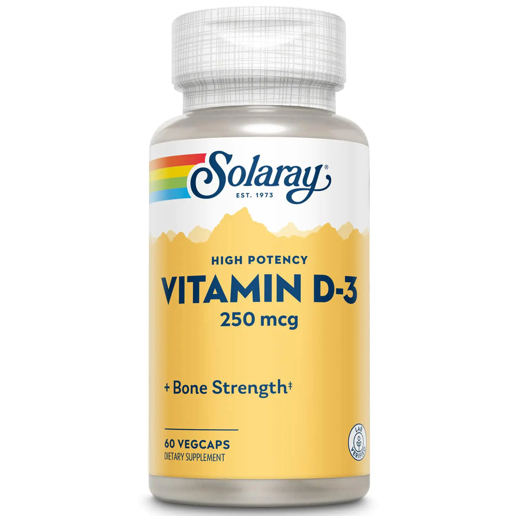 Solaray D3 10000 LU VCapsules | 60 Count