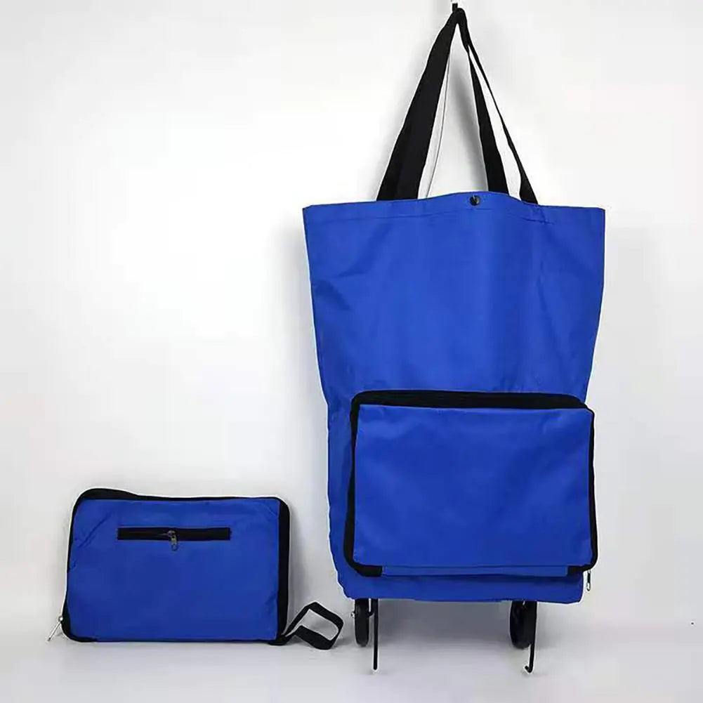 Collapsible Waterproof Shopping Cart with Wheels