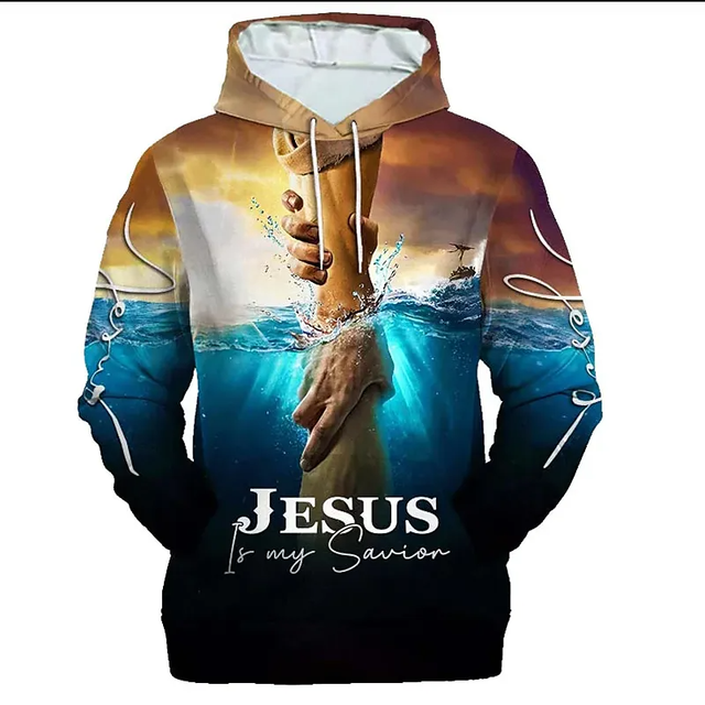 Jesus Amen 3D Hoodie for Men and Women Harajuku Fashion