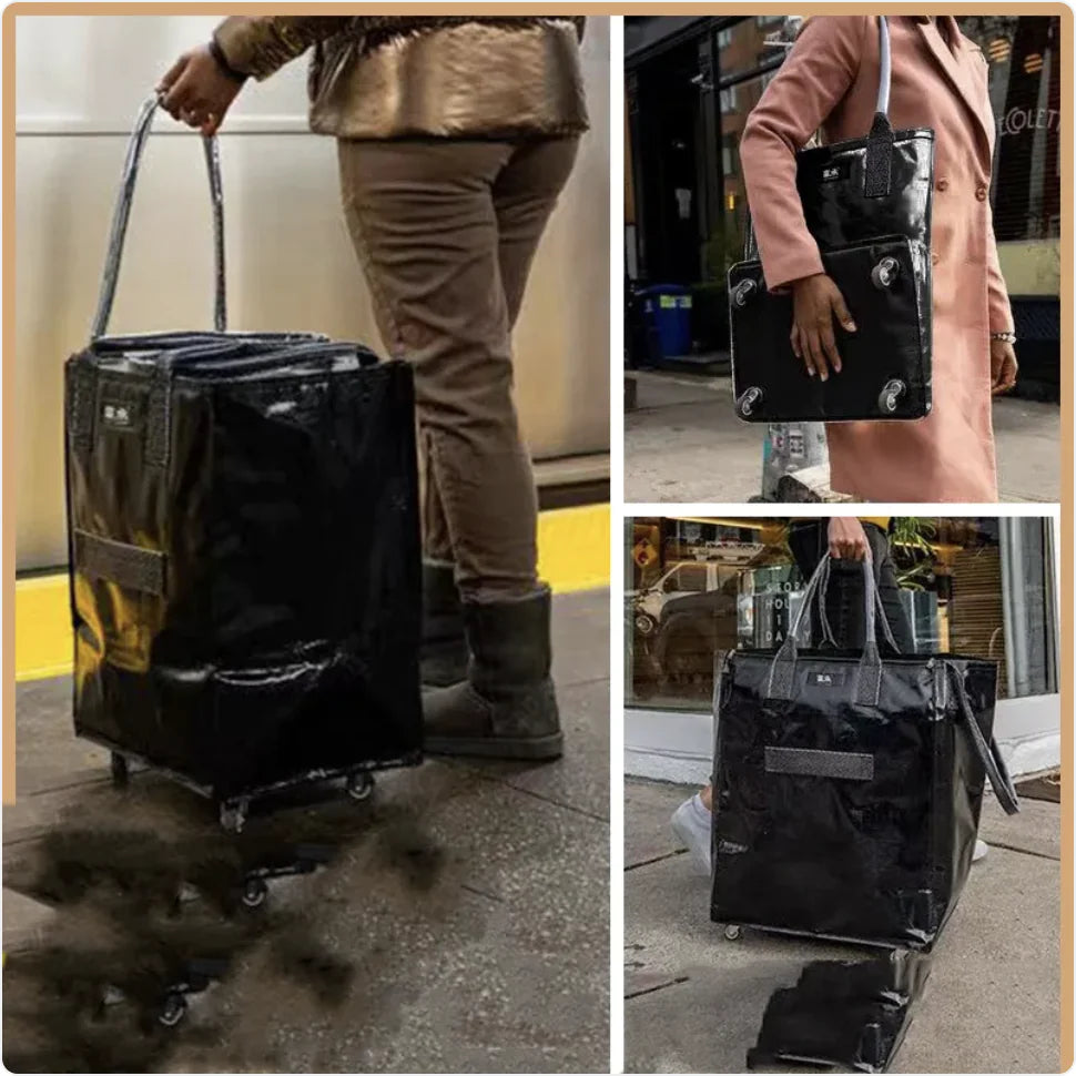 Thickened Folding Shopping Cart