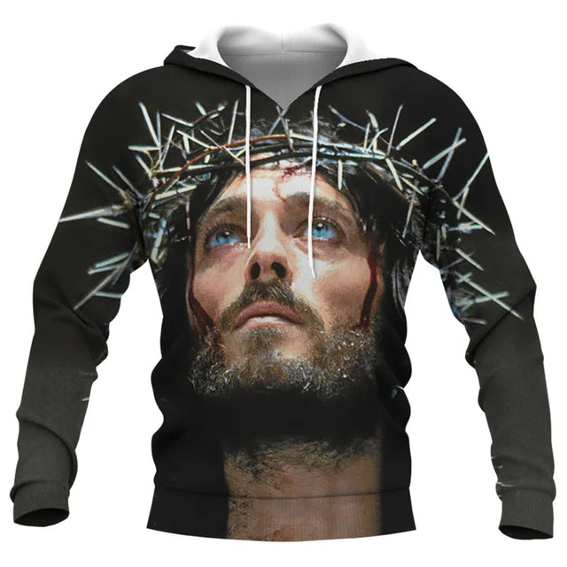 Jesus Amen 3D Hoodie for Men and Women Harajuku Fashion