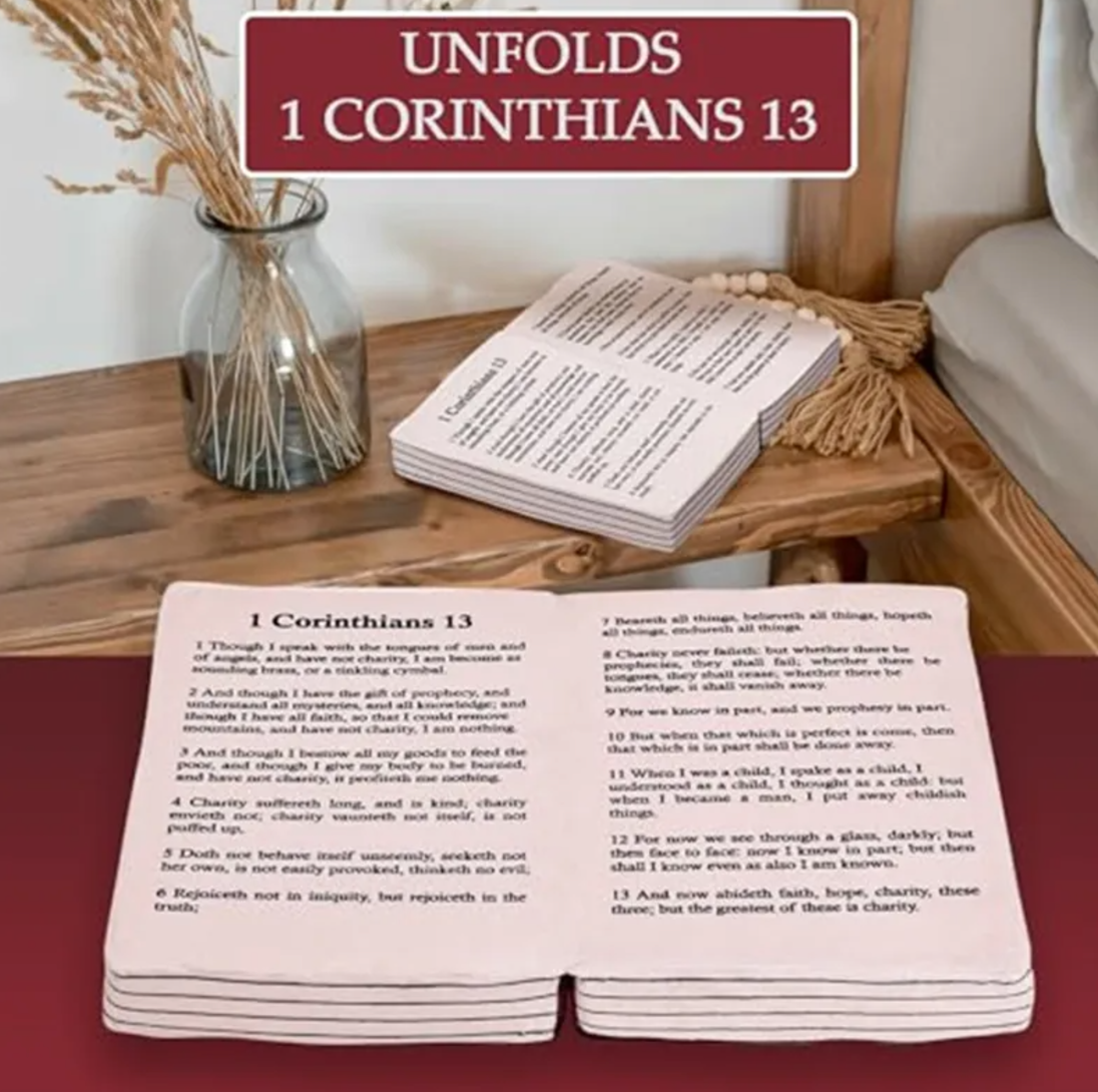 Plush Bible Pillow Toy