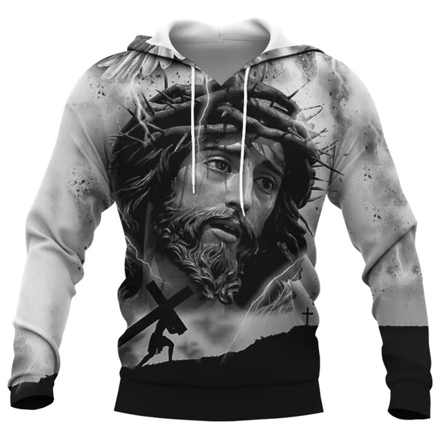 Jesus Amen 3D Hoodie for Men and Women Harajuku Fashion