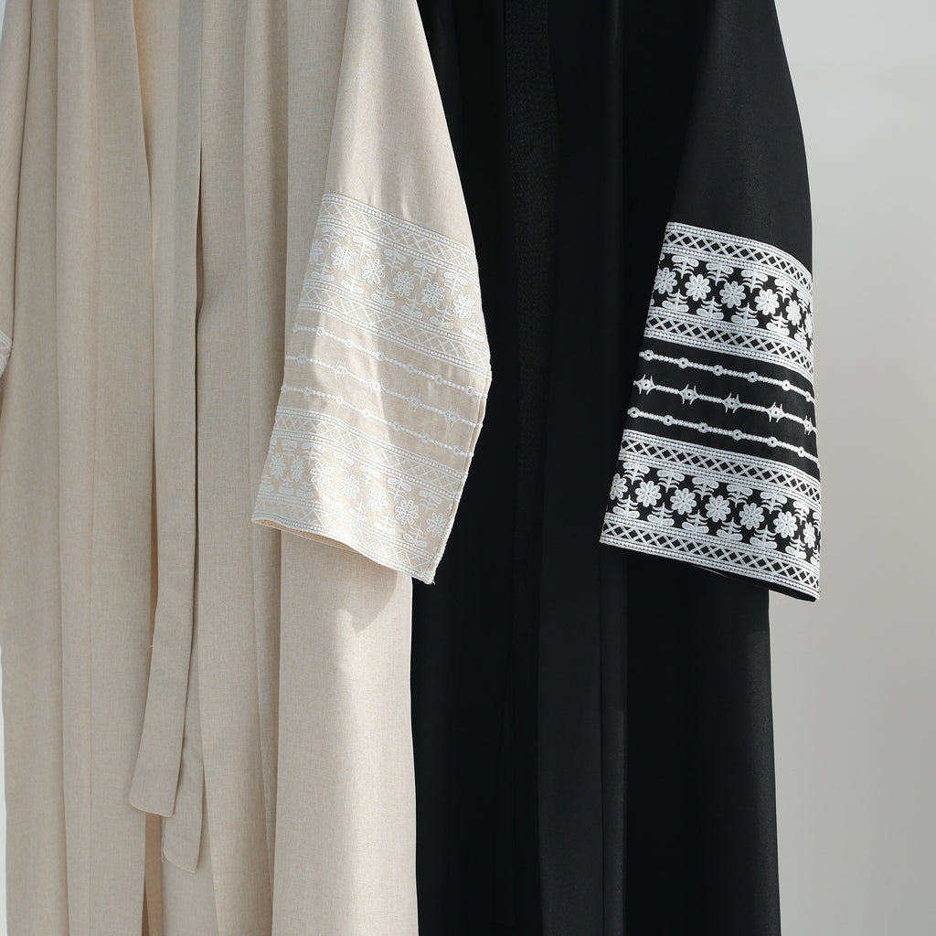 Loriya 2024 Elegant Embroidered Cardigan Robe LR701
