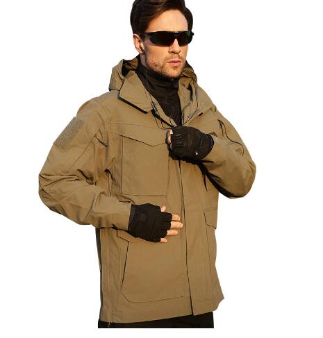 Men's Tactical Windbreaker M65 Jacket in Army Green