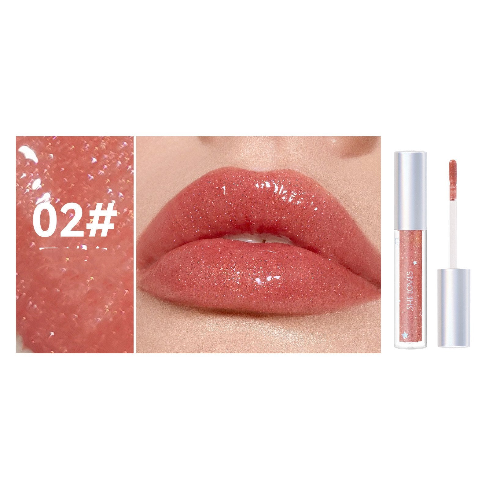 Shimmering Moisturizing Plumping Glass Lip Lotion