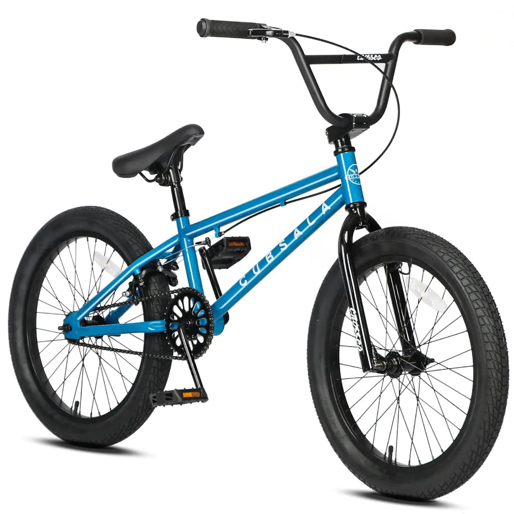 cubsala Freestyle BMX Bike 20 Inch Kids Bicycle for 7-13 Years Old Kids and Beginner Level Rider Blue
